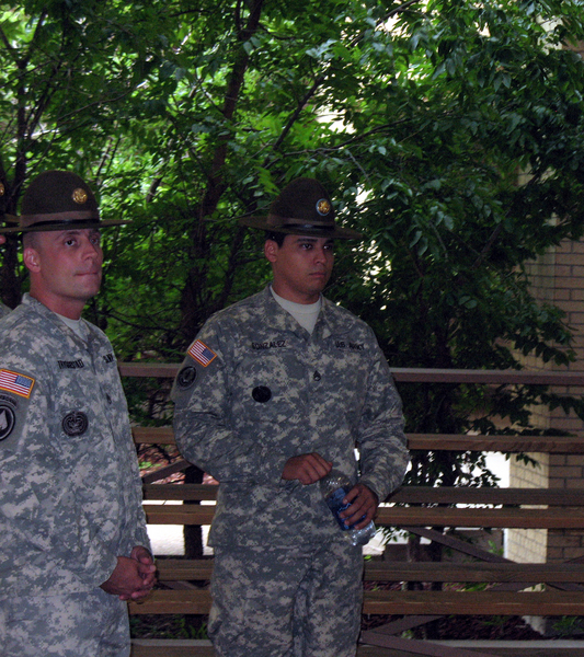 Reunion Photos - Danny "Cowboy" Fort
Drill Sergeant - the male version - in their fatigue uniforms.

