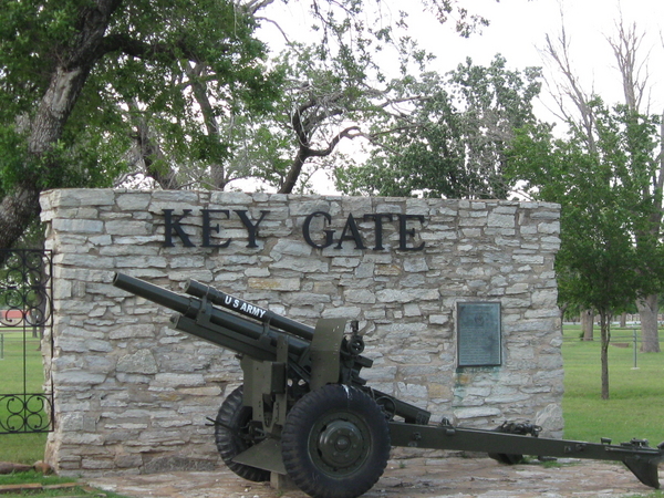 Guarding The Gate
Well, Gents, the 105mm howitzer, M101A1, has remained here as the "gate guardian" at Ft. Sill for over 50 years!

Welcome Home, Brothers!  It's been a long, long time.
