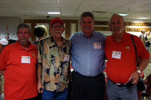 Reunion Photos - Lee Dixon
Joe Henderson, John Severn, Jim Connolly, and Danny "Cowboy" Fort at the Friday night banquet.
