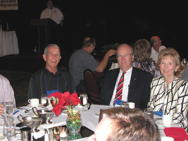 Happy Time Banquet
Dave Collins with Jim and Linda Beddingfield.
