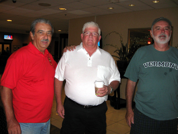 The Morning After
Departing early Sunday morning: Dennis Dauphin (2/9), George Keener and Past Assn President Dick Arnold (35th).
