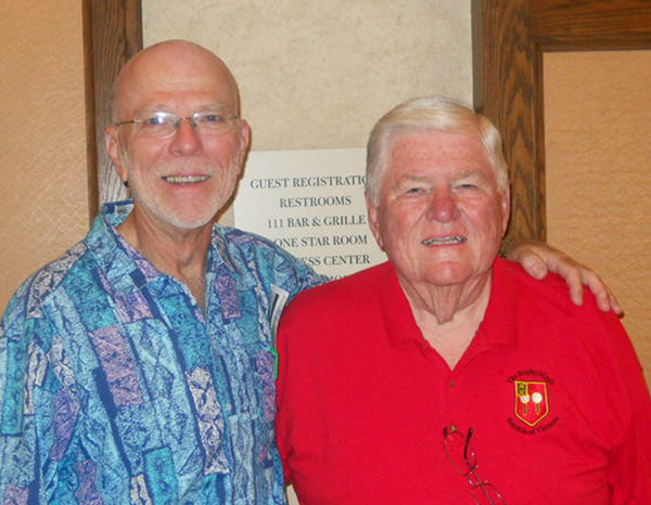 35th Reunion - 2011
John "Moon" Mullins and long-time friend, Maj Jerry Orr.

