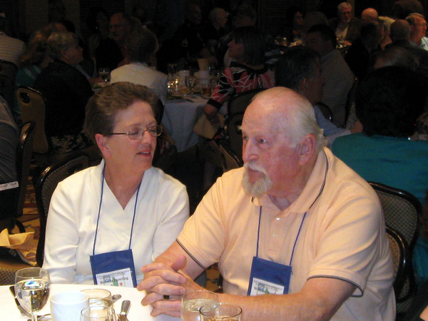 Distinguished Couple
Sgt Hal (William) Bowling and lovely spouse enjoying the banquet.
