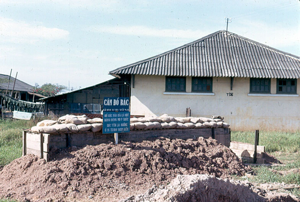 Tan Son Nhut / Camp Alpha
A bunker under contstruction at TSN airbase.  Later reports indicate that Tan Son Nhut and Camp Alpha became favorite targets for harassing mortar attacks.
