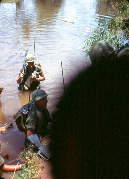 Streams & Rivers
Don't look for any bridges.  The infantry had to cross rivers as they found them.  That meant getting soaking wet and wearing it too.  The streams were often a source of leeches.
