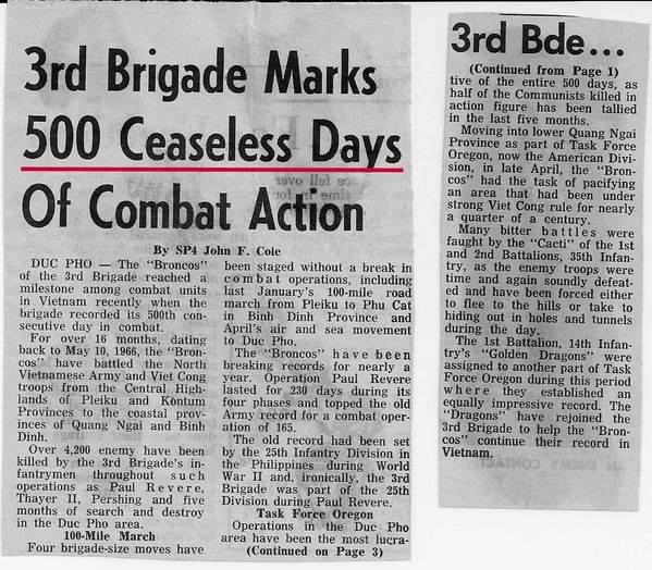 Did we say "224 Consecutive Days in combat"?  Try 500 ceaseless days.  That sign needs updating!
