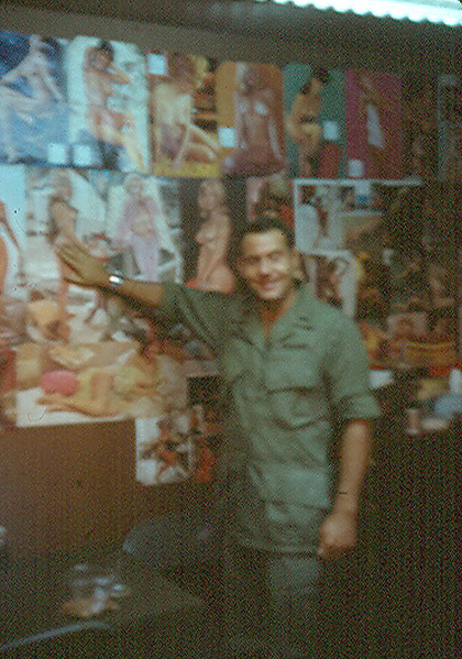 Wall decorations
Now these maps make perfect sense!  Playboy centerfolds was the "wallpaper of choice" in Nam.
