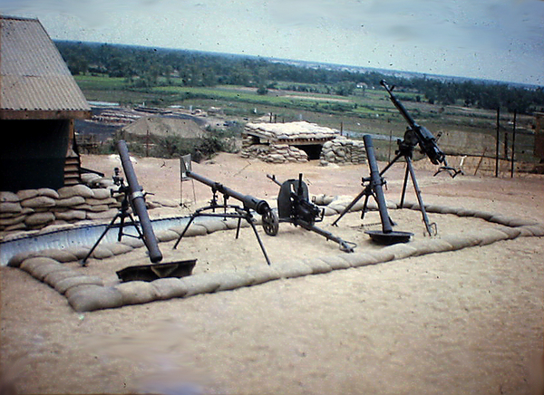 Museum in the field
Enemy weapons...notice how light and portable.
