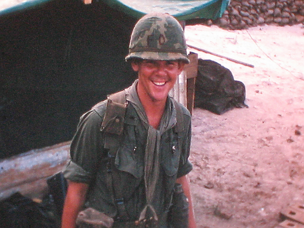 All Smiles
Lt Gary "Dean" Springer served in many capacities, including FO, Bn Ammo Officer, and Battery CO of "D" Battery during temp operations.
