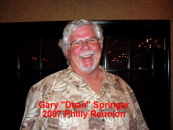 Modern-day Dean
FO Gary "Dean" Springer is all smiles at the 2007 Philly reunion of the 35th Infantry Regiment.  Dean spent many days in the field as an FO for his "grunt" brothers.
