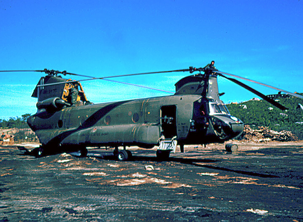 LZ Montezuma
A CH-47 on the resupply pad.
