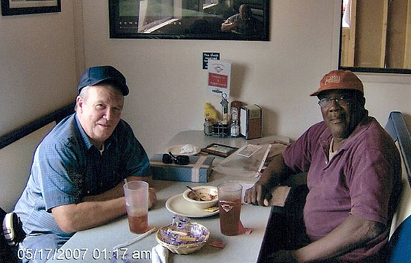 Good Buddy
Harold Woody having breakfast with the late Wardell Guyton.
