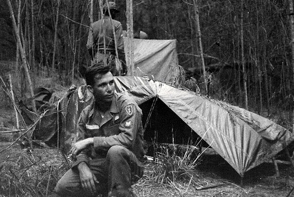 In the field
Harold Woody...in the field at Schofield Barracks prior to deployment on "Operation Blue Light", Nov, 1965.
