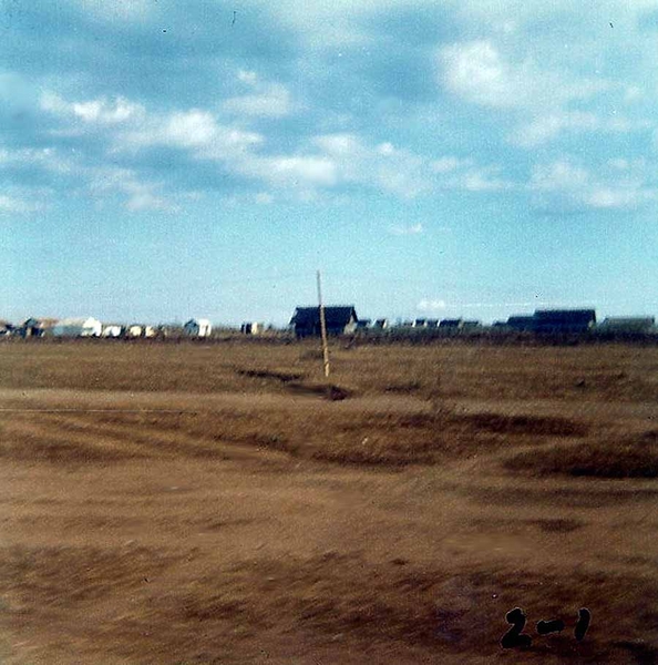 Feb 1966
Taken from a truck: a village near Pleiku
