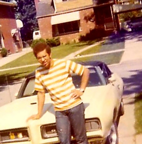 Got me one too!
When I got home, I indeed traded in my Ford XL convertible for a new GTO.
Here I am with my GTO convertible. It was loaded with everything I could put on the form!  I often said that dreaming of owning that car is a lot of what made me want to survive!

