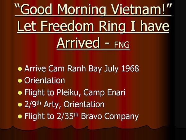 Good Morning, Vietnam!
Index of following photos.

