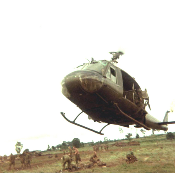 Incoming Huey
Probably the most common sight in Vietnam.
