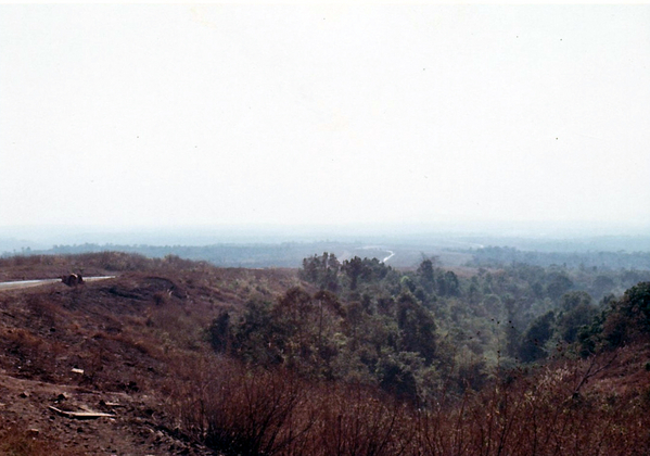 April, 1969: Convoy to Oasis
High ground provides a clear view of the road to LZ Oasis.

