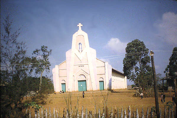 Large church
Strange structure in a war zone. Located near Ban Me Thuot.

Note the power lines when photo is enlarged.
