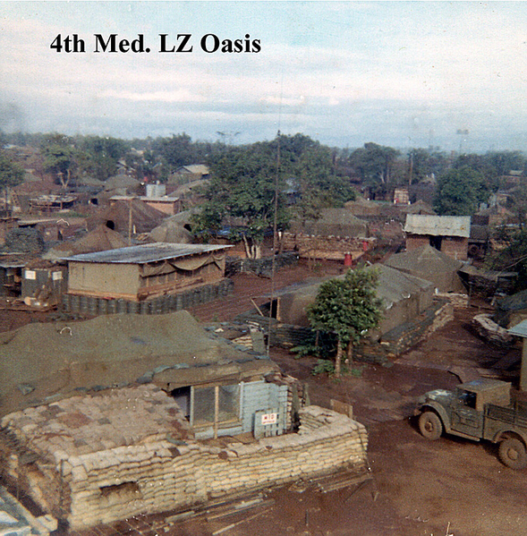 4th Med Det
The 4th Medical Detachment at LZ Oasis.
