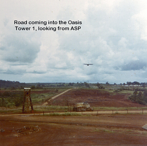 LZ Oasis, Tower 1
Road coming into the Oasis Tower 1, looking from the ASP.

