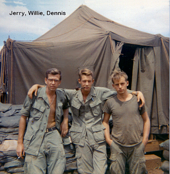 A Threesome
Jerry Genson, "Willie" (Jerry W. Williams),  and Dennis Couch.
