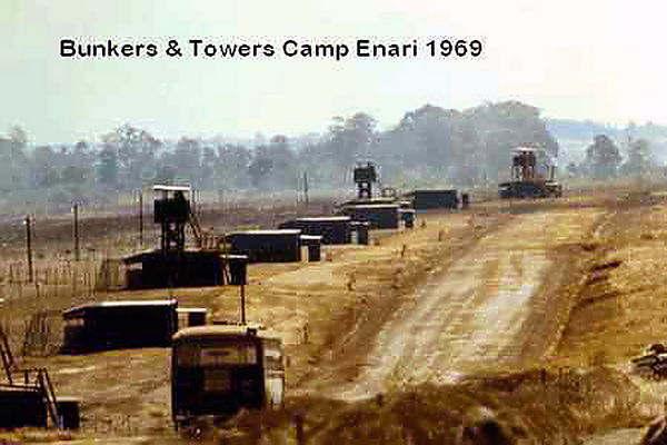 Camp Enari
Bunkers and Towers under construction at Camp Enari, 1969.
