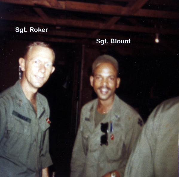 Party Time
SFC Clyde Roker and SSgt Alex Blount.
