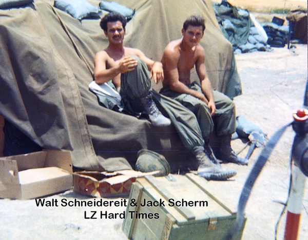 LZ Hardtimes
Walt and Jack Scherm at LZ Hardtimes.
