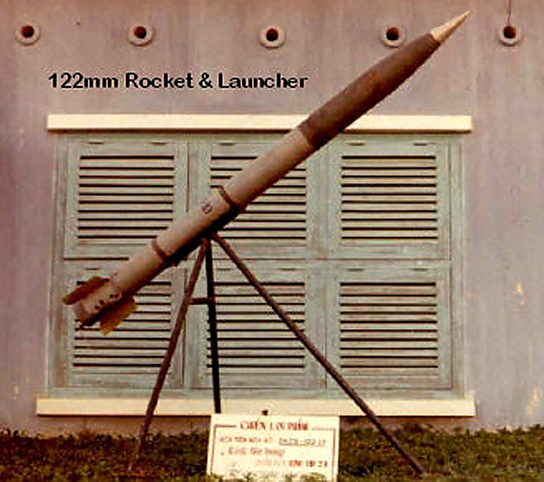 Enemy Staple
A clear photo of the enemy's dangerous 122mm rocket.

