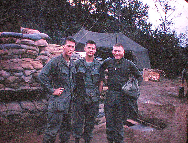 A Rare Photo
Lt Ed Thomas, Lt Doug Turner, Lt Dave Whaley.
You don't often find three (3) FOs available to pose for a picture.
