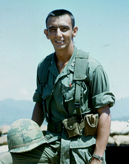 Lt Dennis Dauphin
Now hold this image: FO Lt Dennis Dauphin, FO for A/2/35, November, 1966
