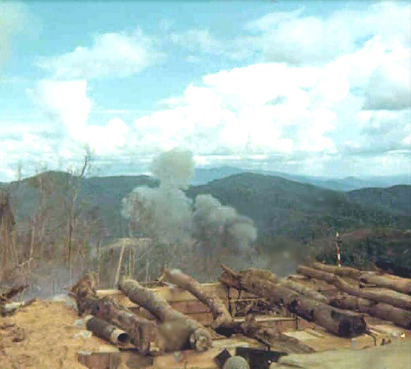 Artillery strike
More rounds landing in the valley.
