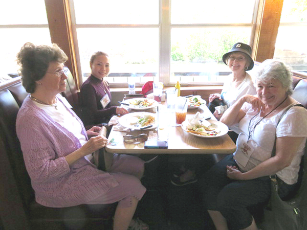 Ladies' Lunch
Left to Right: Rita Stuber, Mercy Kurtgis, Carol Crochet and Jackie Dauphin

Photo courtesy of Barbara Moeller
