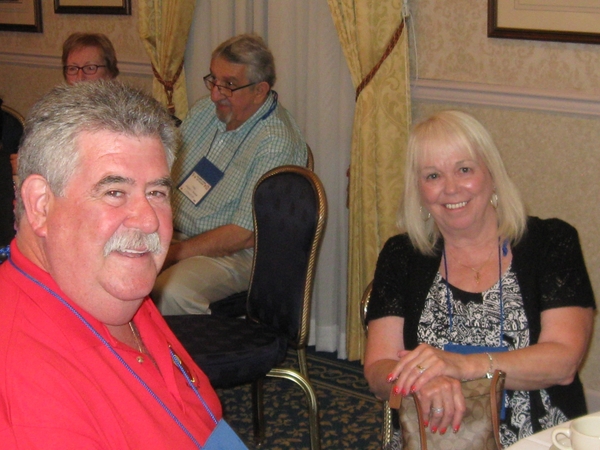 Jim & Martha
Jim Connolly, (Greg Malnar in back), Martha Henderson at the joint O-Club dinner.

Photo Courtesy of Joe Henderson
