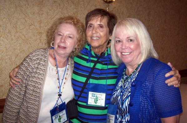 Three gals bonding
From left: Nancy Rosenau, Ms Terry Kehoe, Martha Henderson
