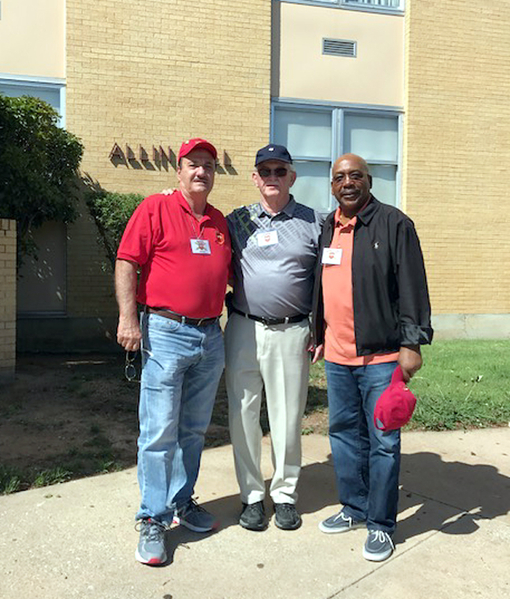 Arrival
Mike Kurtgis, John Cashin, and Carlton Epps all served together in Nam.  Like a 50-year old reunion!
