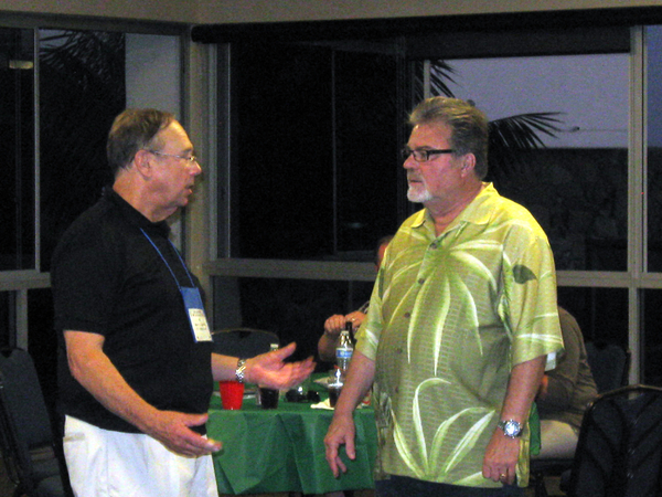 Host & Guest
Host Bert Landau greets guest Craig McGowan of C-1-35.
