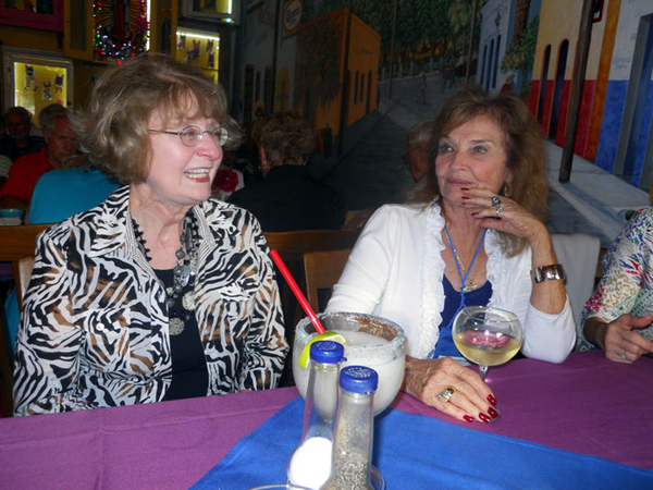 Friday Night Special at LaMargarita
Jackie Dauphin and Lorraine Knight feel the effects of the Margarita.

