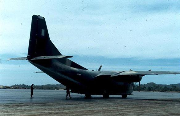 C-123
A cargo workhorse plane in Nam, each ride rattled your teeth and you could almost hear the bolts falling off.
