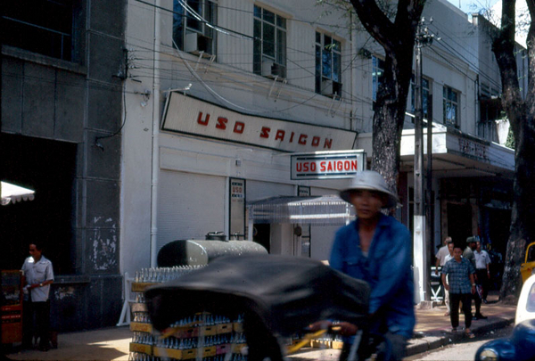 Streets of Saigon
The USO building, downtown Saigon
