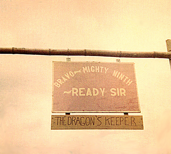 Morale Builder
The sign of "B" Battery at LZ Illini says "Ready Sir".   The "Dragon's Keeper" bit refers to their direct support of 1/14th Inf Regt.....the Golden Dragons, as they are known.
