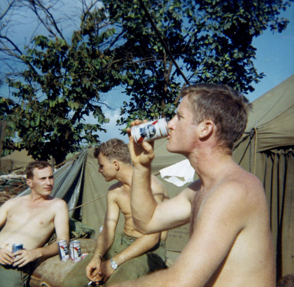Beer Break
Dickie Damm, Buffalo, NY;  Charles Skidmore, Glenn Bruney.
