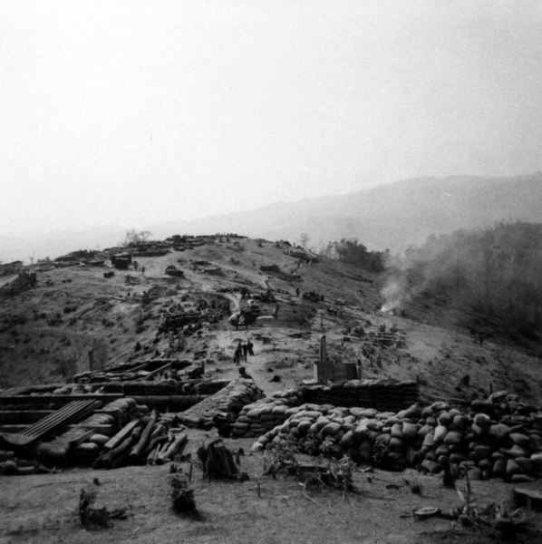 Best guess is FSB 34....an unusual FBase...Arty on one end and Infantry at the other.  The black-and-white shot makes it look like WWII.
