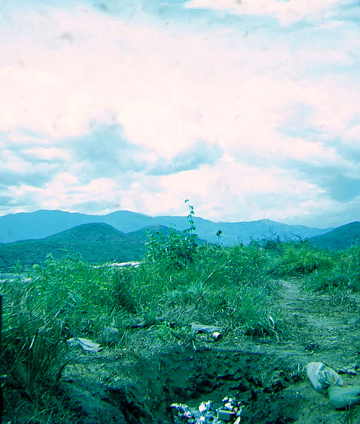 Trash Sump
View from LZ OD, August, 1967.
