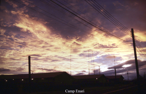 Camp Enari - night scene
The nights were beautiful!  The days...not so much.

