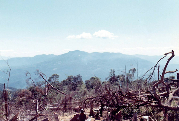 January, 1969: Firing across the valley
Looking around the firebase.
