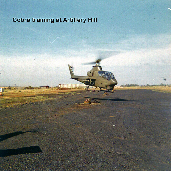 Artillery Hill
Cobra attack helo training.

