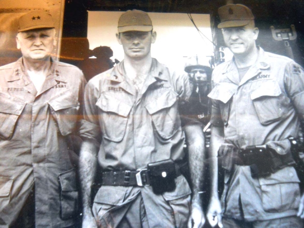 Travels with the General
L to R: MG Donn Pepke, Jim, and UNK 4th Div Sergeant Major.

