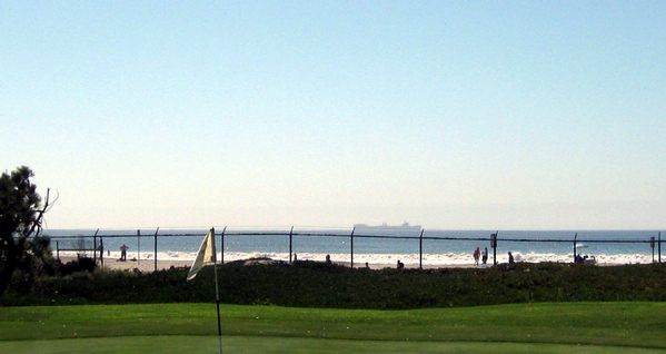 The Golf Game
Scenic view taken on the back nine of the Naval Base, site of this year's golf outing in San Diego.
